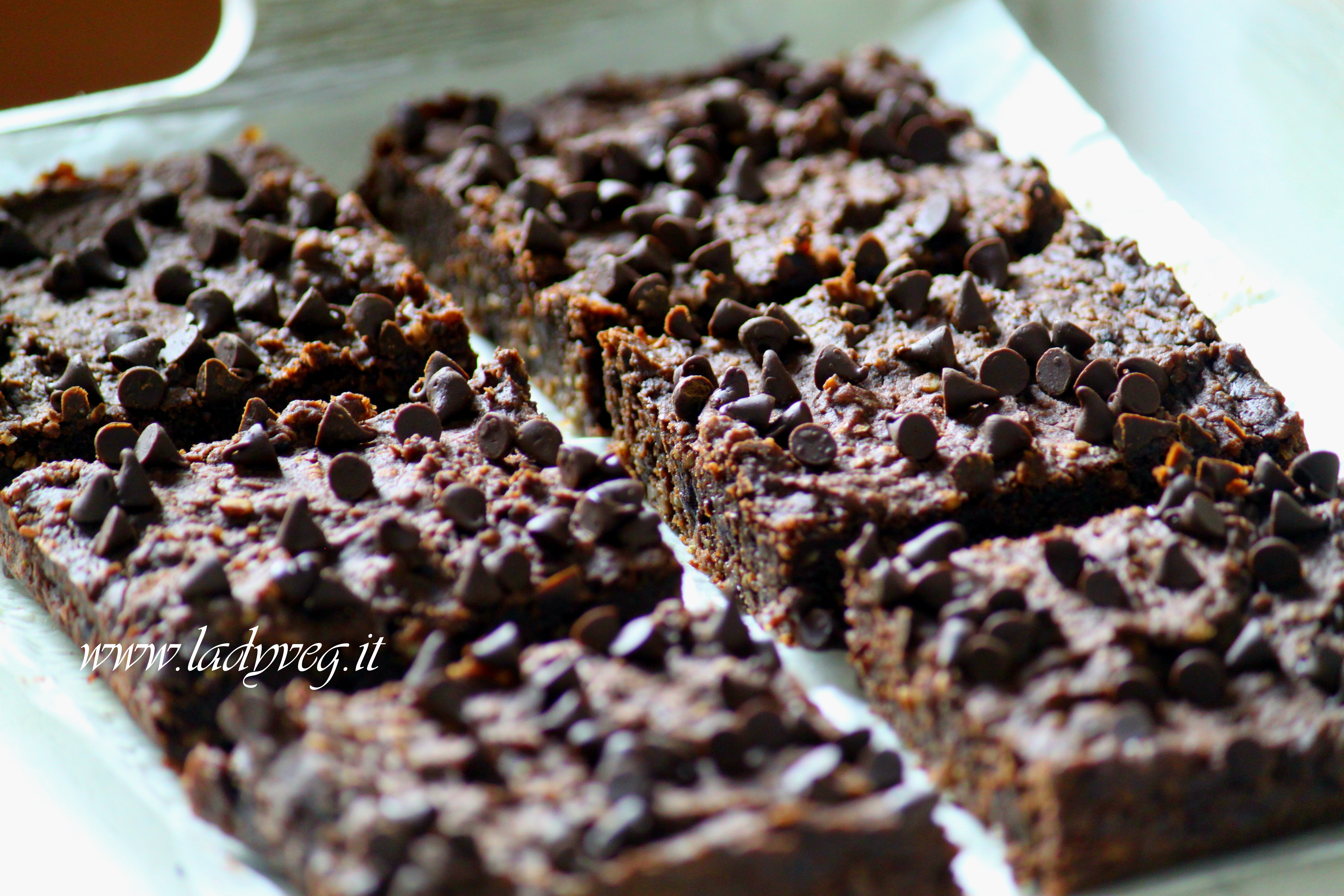 Brownies Al Cioccolato Con Fagioli Neri Vegan Ladyveg