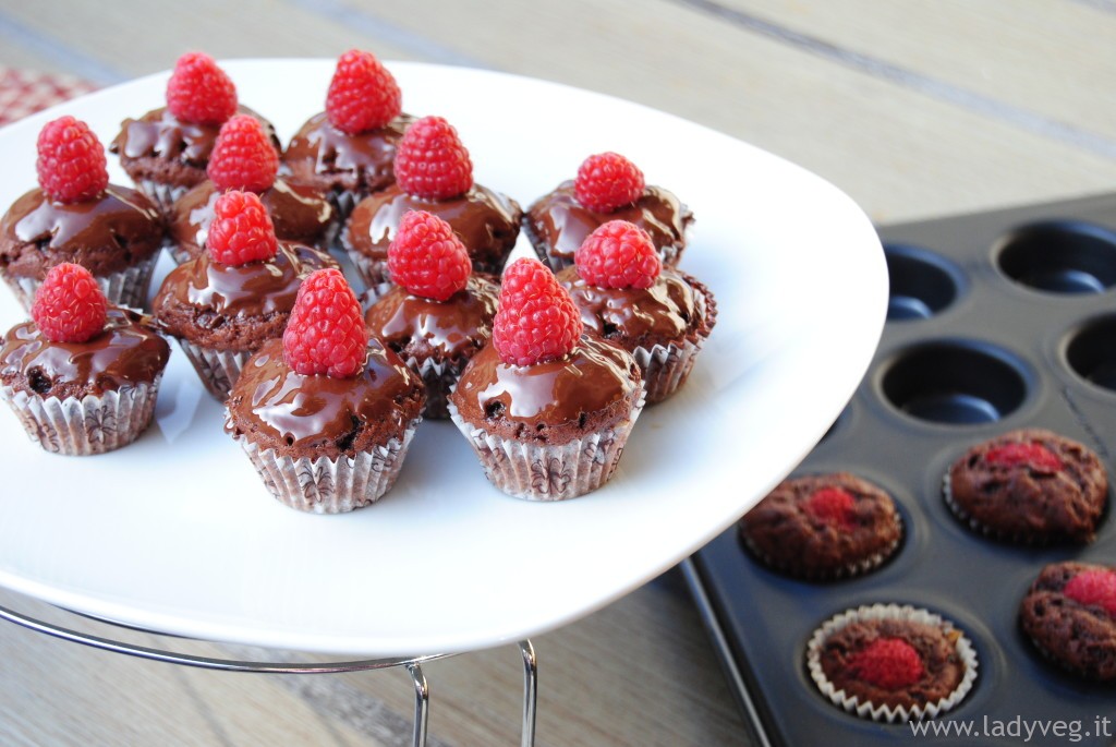 mini muffin vegan al cioccolato
