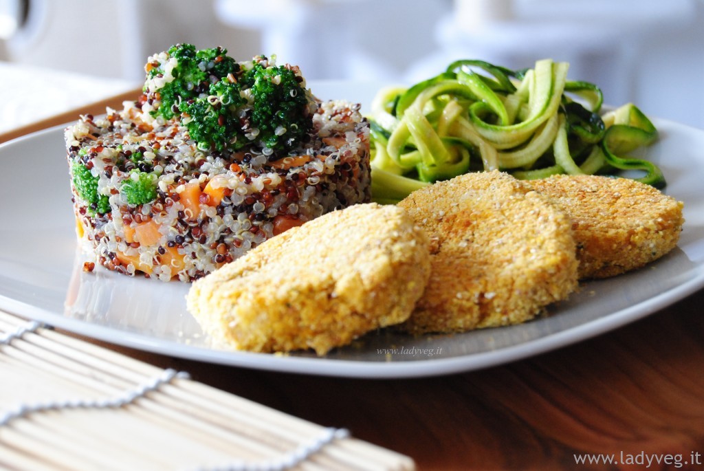 quinoa e vegan burger