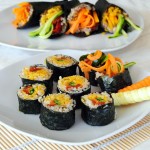 Vegan sushi: Temaki and Maki rolls