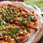 Pizza vegan integrale con formaggio di anacardi/Cashew cheese pizza