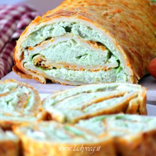 rotolo di frittata vegan